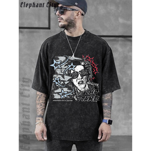 T-shirt de loisirs pour hommes et polo pour le printemps/été imprimé standard unicolore fabriqué en Chine - Product Image 1