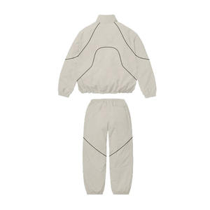 High Quality Custom Nylon Tracksuits for Men Oversized Zipper Baggy Windbreaker Jogging Suits <b>Wind</b> <b>Breaker</b> Set For Winter - Product Image 4