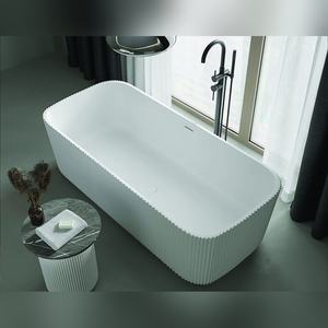 Vente flash : Baignoire autoportante SARA blanche de 170 cm, acrylique, grande taille, prix fabricant, achat en gros, fournisseur en gros - Product Image 5