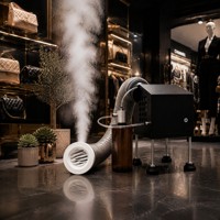 Diffuseur d'arômes portable caché F02 pour plafond, 500 ml, système d'aromathérapie en métal, nébuliseur sans eau via application, machine à parfum, vente en gros OEM ODM