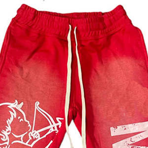 Pantalons pour hommes Pantalons de survêtement évasés vintage Pantalons de jogging streetwear personnalisés avec sérigraphie Pantalons légers et décontractés pour hommes - Product Image 3