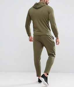 Ensembles de pulls et sweats à capuche baggy de haute qualité à prix bon marché survêtement personnalisé survêtement de sport en coton vierge uni surdimensionné - Product Image 4