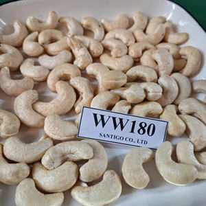 Anacardos de procesamiento Premium SANTIGO Kaju Badam ISO, anacardos HACCP W180 - Product Image 1