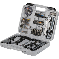 Ensemble d'outils ménagers et de tournevis électriques 37 pièces, kit d'entretien complet pour la maison, matériel essentiel