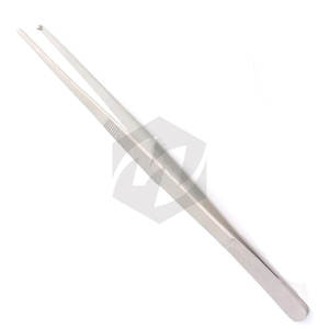 Pinzas de tejido de acero inoxidable de 5,5 pulgadas, pinzas manuales de laboratorio veterinario Dental, 1x2 dientes, instrumentos médicos para - Product Image 4