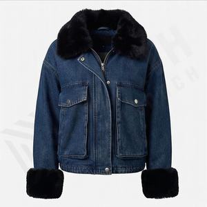 เสื้อแจ็คเก็ตยีนส์ลำลองคุณภาพสูงสำหรับผู้หญิง สไตล์ขาดๆ ซีซั่นซัมเมอร์ ราคาขายส่ง แฟชั่นสตรีทแวร์ เสื้อโค้ท - Product Image 1