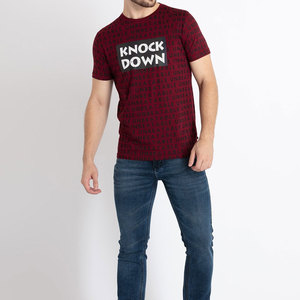 Camiseta de manga corta de alta calidad para hombre con logotipo personalizado 2025 Venta en línea Camiseta de diseño de moda para hombre - Product Image 4