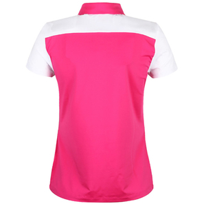 Polo de marca de verano para mujer, Polo corto para mujer, camisa de manga corta holgada sólida para mujer - Product Image 4