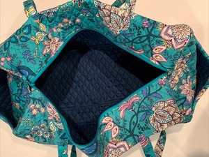 Bolsa de Viaje Deportiva de Gran Capacidad, Resistente, Acolchada, Informal, con Cierre de Cremallera, de Lujo, para Gimnasio, Ecológica - Pavo Real - Product Image 2