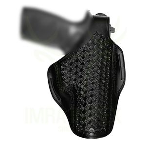Hoge Kwaliteit Aanpasbare Echte Koe Lederen Tactische Pistool <span class=keywords><strong>Holster</strong></span> Met Basketweave Patroon <span class=keywords><strong>Gun</strong></span> Holsters Uit Pakistan