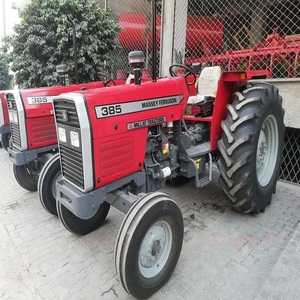 Tractor diésel Massey Ferguson 385 4WD de segunda mano a la venta, maquinaria agrícola resistente de 85HP con elevador hidráulico de toma de fuerza - Product Image 3