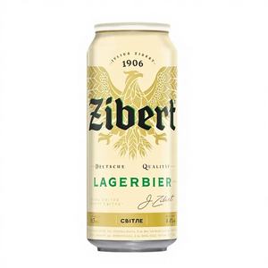 Cerveza Ligera Estilo Champagne Zibert Lata de 0.5L 4.4% ABV Pasteurizada - Product Image 1