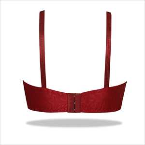 Soutien-gorge en nylon à imprimé floral marron pour un usage quotidien - Product Image 5