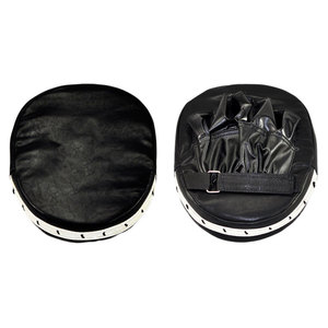 2024 coussinets de mise au point en cuir réglables de haute qualité personnalisés pour l'entraînement poinçonnage Muay Thai avec Logo personnalisé Taekwondo MMA boxe - Product Image 6