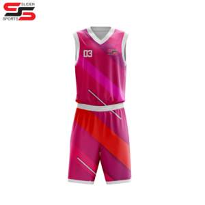 Basketball Uniform Design and Logo <b>Prints</b> Name Quick Dry Breathable <b>Shirt</b> and Short <b>Men</b> s Sportswear Basketball Jersey - Product Image 1