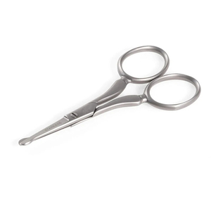 Tijeras Recortadoras de Vello Nasal de 4.5 Pulgadas con Punta Curva Afilada de Acero Inoxidable para Diestros, Duraderas, para el Cuidado de Barba, Bigote y Uñas - Product Image 2