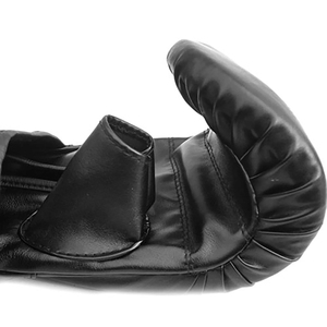 Gants de boxe d'entraînement personnalisés en cuir PU avec logo imprimé, étiquette de matériau, origine, type de sport - Product Image 5