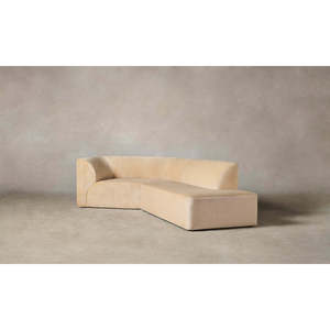 Canapé d'angle extensible Arcana en cuir véritable et tissu, meubles pour salons - Product Image 2