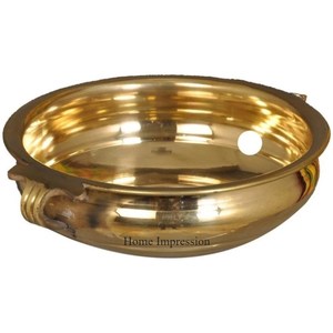 Tazón Chapado en Color dorado con diseño vintage grabado y muchos elefantes aspecto llamativo Urli indio hecho a mano al precio más bajo - Product Image 6