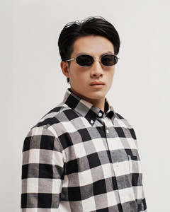 เสื้อเชิ๊ตผ้าสักหลาดแขนยาวแบบลำลองสำหรับผู้ชาย, เสื้อเชิ๊ตผ้าฝ้าย100% ระบายอากาศได้ดีปกเสื้อซิงเกิ้ลฤดูใบไม้ร่วง - Product Image 5