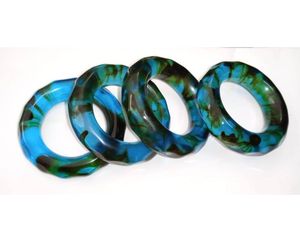 Anillo de Servilleta de Resina Ecológica, Moderno y de Lujo, Decoración para Mesa de Comedor, Color Personalizado, Artesanía - Product Image 3