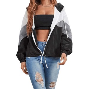 Chaqueta cortavientos de concha suave para mujer, impermeable, ligera, con capucha, para pesca, senderismo, chaqueta cortavientos de nailon transpirable para mujer - Product Image 5