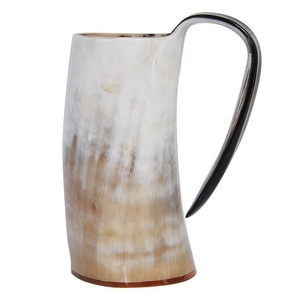 Natural Handmade Eco-Friendly Drinking Horn <b>Mug</b> Tankard Viking Style Animal Religious Custom Size for Gifts - Product Image 5