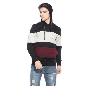 เสื้อมีฮู้ดผ้าฝ้ายสำหรับเด็กผู้ชายเสื้อมีฮู้ดแบบสวมหัวแขนยาวหลากสี - Product Image 1