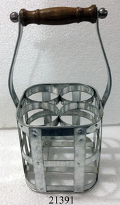 Nouveau design de porte-bouteille galvanisé à 6 compartiments pour le vin, porte-bouteille de bière de bonne qualité pour la maison et le bar - Product Image 2