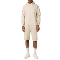 Conjunto de Pantalones Cortos y Sudadera Casual de Verano para Hombre, 100% Algodón Transpirable, Impresión Digital Personalizada, Opciones OEM y ODM de Alta Calidad