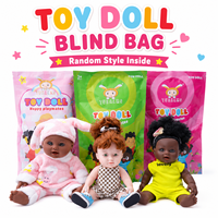 TUSALMO Poupée africaine en vinyle imprimé, éducative, pour bébé, jouet d'usine, jouet souple, sac mystère, poupée à l'échelle 1:6