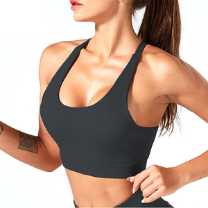 Top Selling <b>Women's</b> Sexy Sports Bra For Fitness and Yoga High Support Breathable Gym Running Sports Bra Wholesale Seamless - Product Image 6