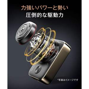 Afeitadora Eléctrica para Hombre, Portátil, Rotatoria, para Uso en Seco y Húmedo, Batería de Larga Duración, Doble Cuchilla, Resistente al Agua IPX7, Lavable, para Afeitado Diario - Product Image 2