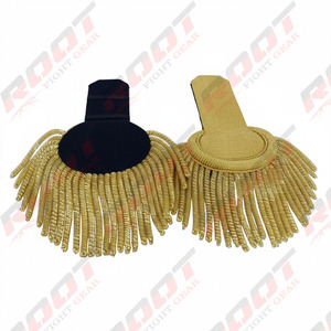 Épaulettes d'uniforme d'extérieur de luxe, style personnalisé, couleur sur mesure, 100% dentelle brodée à motifs, selon les exigences du client - Product Image 4