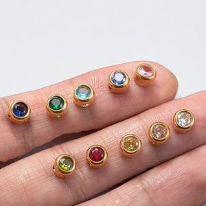 สร้อยคอควอตซ์อัญมณีคริสเตียนขนาด6มม. สีเงินสเตอร์ลิง925จี้เครื่องประดับแฮนด์เมด - Product Image 2