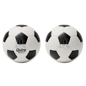 Balón de fútbol blanco y negro clásico al por mayor, fútbol de entrenamiento cosido de cuero PU duradero para jóvenes y adultos - Product Image 1