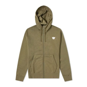 Ensemble sweat à capuche et pantalon de survêtement streetwear délavé au soleil avec fermeture éclair, logo personnalisé, style vintage délavé à l'acide pour homme - Product Image 1