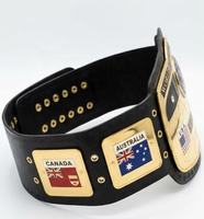 Ceinture de champion du monde de lutte poids lourd NWA en forme de globe bombé