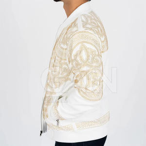 Blouson d'hiver pour homme, coupe bomber, coupe-vent, écologique, respirant, à capuche, logo personnalisé sur le devant, nouveau design - Product Image 5