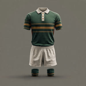 Uniformes de Rugby Personalizados con Nombre de Equipo, Camisetas de Rugby 100% Poliéster, Ropa Deportiva, Uniforme de Entrenamiento de Fútbol y Rugby - Product Image 3