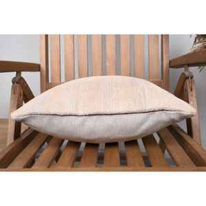 16x16 Beige Laine Ikat Patchwork Oreiller Luxe Rustique Design Vintage Floral Moelleux Carré Tissé Technique pour Literie 18x18 - Product Image 5