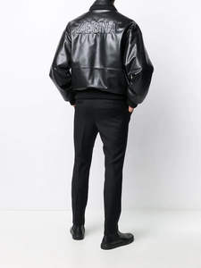 Chaqueta de Cuero para Hombre, Estilo Casual Urbano - Product Image 3