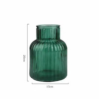 Ensemble de Vases en verre à haute teneur en borosilicate dispositif d'arrangement de fleurs Terrarium verre Art Pot de fleurs Vase ornements en verre personnalisable