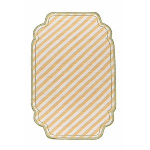 Tapis en laine tissée plate Alhambra ivoire rayé 9x12 rectangulaire pour la maison, le salon, l'entrée, le couloir Puzzle-ADWL-13199 - Product Image 1