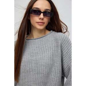 Pull en crochet décontracté surdimensionné 100% acrylique col rond - Product Image 4