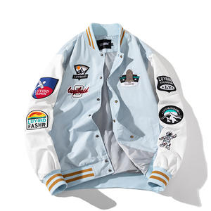 OEM personalizado de alta calidad de los hombres parche bordado cálido Universidad chaqueta Bomber Letterman Varsity chaqueta para los hombres - Product Image 1