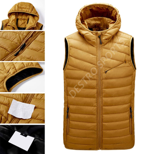 Gilet bouffant respirant haut tendance gilet à fermeture éclair vestes bouffantes Gilet bouffant sans manches fabriqué en usine prix de gros hiver - Product Image 4