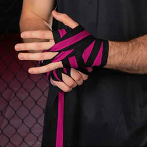 Haute 2.5M Boxe Main Wrap Sangle Personnalisé Coton Sport Bandage Bande Néoprène Poignet Protection Respirant Personnalisable Logo - Product Image 4