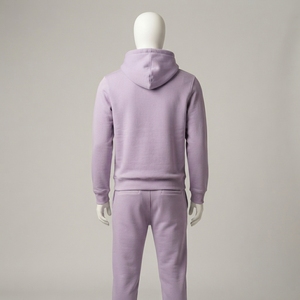 Ensemble de survêtement pour homme, couleur lilas, sweat-shirt brodé, pantalon de jogging, vêtements de rue décontractés, vêtements de sport, tenue de fitness, vêtements de sport actifs - Product Image 3