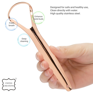 Wholesale Portable Copper Eco- Friendly <b>Tongue</b> <b>Scraper</b> Set <b>Tongue</b> <b>Scraper</b> for Adults <b>Tongue</b> <b>Scraper</b> - Product Image 2